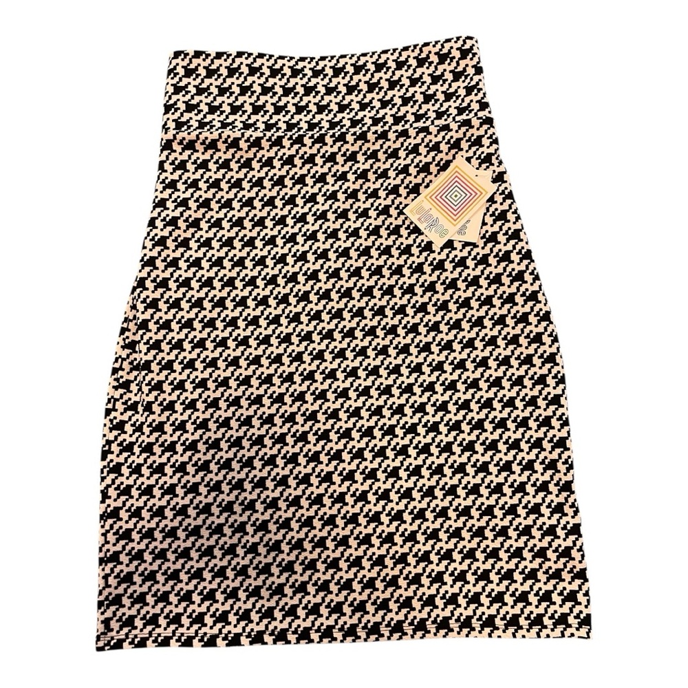 3/$25 LuLaRoe White & Black Pencil Skirt